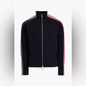 Thom Browne Striped Cotton Jersey Jacket, Midnight Blue - 0